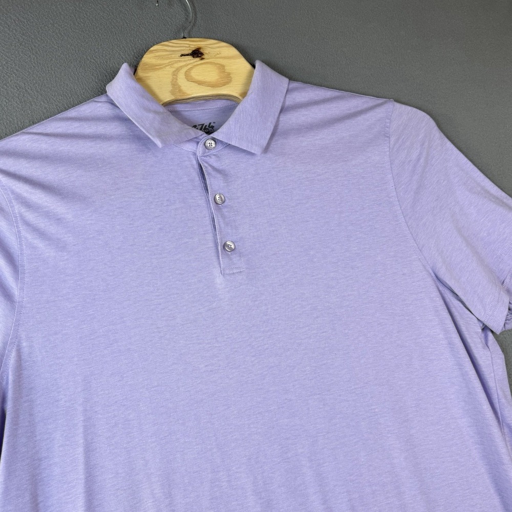1764 Signature Golf Polo Shirt‎ Mens 2XL Light Purple Stretch Short Sleeve
